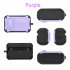 Silicone Earphone Protective Case Carrying Suitcase Compatible For 1more Evo Noise Cancelling Earbuds blue