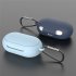 Silicone Earphones  Storage  Box Protection Cover Case Pouch With Buckle Compatible For Samsung Galaxy Buds  black  with hook 