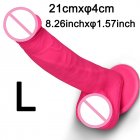 Silicone Female Penis Dildo Simulation Manual Sextoys Masturbator Female Adult Sex Toys Adult Supplies L