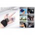 Silicone Finger Strengthener 3 Levels Resistances 40lb 60lb 75lb Finger Exerciser Recovery Physical Equipment blue
