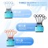Silicone Finger Strengthener 3 Levels Resistances 40lb 60lb 75lb Finger Exerciser Recovery Physical Equipment blue