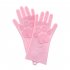 Silicone Grooming Glove Anti Biting Pet Hair Remover for Dog Cat Pink L