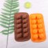 Silicone Halloween Style Biscuit Chocolate Bakery Mold Kitchen Baking  Accessories Brown bat
