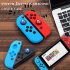 Silicone Handle Cover Non slip Drop resistant Protective Sleeve Compatible For Nintendo Switch Joycon GNS 253 001   Blue Red