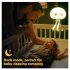 Silicone Jellyfish  Lamp Multi functional Usb Rechargeable Cute Mini Crib Bedroom Sleep Nursing Eye Care Atmosphere Night Light Light blue