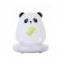 Silicone Led Night Light 1200mah Lithium Battery Cute Animal Bedroom Bedside Table Lamp for Kids Room panda