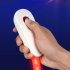 Silicone Light Ping Pong Game Console With Lamp Tube Indoor Entertainment Photoelectric Game Toy White