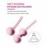 Silicone Magnetic kegels Balls Egg Smart Ball Vaginal Tighten Exercise Machine Vibrator Ball Sex Toys for Womens Pink L