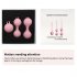Silicone Magnetic kegels Balls Egg Smart Ball Vaginal Tighten Exercise Machine Vibrator Ball Sex Toys for Womens Pink L