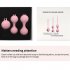 Silicone Magnetic kegels Balls Egg Smart Ball Vaginal Tighten Exercise Machine Vibrator Ball Sex Toys for Womens Pink L