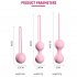 Silicone Magnetic kegels Balls Egg Smart Ball Vaginal Tighten Exercise Machine Vibrator Ball Sex Toys for Womens Pink L