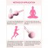 Silicone Magnetic kegels Balls Egg Smart Ball Vaginal Tighten Exercise Machine Vibrator Ball Sex Toys for Womens Pink L