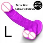 Silicone Manual Dick Penis Dildo Suction Cup Female Masturbation Device Sextoys Adult Sexual Products L