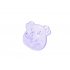 Silicone Pacifiers Baby Cartoon Silicone Teether Pacifiers Newborn Soother Accessories Piggy Purple