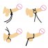 Silicone Penis Ring Male Soft Premium Stretchy Cock Ring Penis Enlargers Sex Toy For Men   Couples Pleasure black