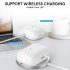 Silicone Protective Case 1 2mm Ultra thin Split Cover With Lanyard Protector Compatible For Airpods Pro 2 White