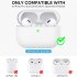 Silicone Protective Case 1 2mm Ultra thin Split Cover With Lanyard Protector Compatible For Airpods Pro 2 White