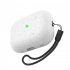 Silicone Protective Case 1 2mm Ultra thin Split Cover With Lanyard Protector Compatible For Airpods Pro 2 White