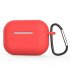 Silicone Protective Case For Airpods Pro 3 generation Earphone Protective Cover With Key Chain Lavender