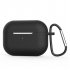 Silicone Protective Case For Airpods Pro 3 generation Earphone Protective Cover With Key Chain Lavender