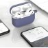 Silicone Protective Case For Airpods Pro 3 generation Earphone Protective Cover With Key Chain Lavender