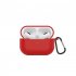 Silicone Protective Case For Airpods Pro 3 generation Earphone Protective Cover With Key Chain Lavender