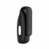 Silicone Protective Case Skin Clip Steel Clip Protector Holder Watch Cover Compatible For Fitbit Inspire3 black