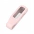 Silicone Protective Case Skin Clip Steel Clip Protector Holder Watch Cover Compatible For Fitbit Inspire3 White