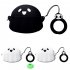 Silicone Protective Case Spooky Halloween Ghosts Design Dark Lighting Cover With Ring Compatible For AirPods 2nd Gen AirPods Pro luminous Airpods 3rd generation