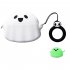 Silicone Protective Case Spooky Halloween Ghosts Design Dark Lighting Cover With Ring Compatible For AirPods 2nd Gen AirPods Pro luminous Airpods 3rd generation