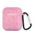 Silicone Protective Case for Airpods Anti drop Anti Scratch Starry Sky Design Pink