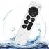 Silicone Protective Cover Suitable For Apple 2021 Tv Siri 4k Remote Control Silicone Anti slip Dust proof Protective Case Y31 luminous blue