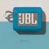 Silicone Protective Cover Portable Anti fall Dust proof Storage Box Soft Shell Compatible For JBL Go3 Speaker navy blue