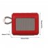 Silicone Protective Cover Portable Anti fall Dust proof Storage Box Soft Shell Compatible For JBL Go3 Speaker White