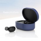 Silicone Protective Cover Earphone Case for Xiaomi Redmi Airdot TWS Bluetooth Earphone Fashion Version Wireless blue