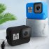 Silicone Protective Full Cover for GoPro Hero8 Camera with Lanyard Dust proof Shell Case  blue