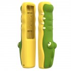 Silicone Protective Sleeve Crocodile-shaped Cover Compatible For Samsung Smartone3 Generation Smart Tv Remote Control yellow + green