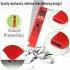 Silicone Protective Sleeve Shockproof Case Cover Compatible For Sony Rmf Tx520p Tx520e Tx520b Tx520t 4k8k Tv Remote Control red suit