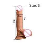 Silicone Realistic Dildos  Penis With Strong Suction Cup Women Masturbator Manual Adult Supplies Erotic Sex Toys Suitable For Women Men Couples ZB-01 Small