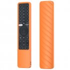 Silicone Remote Control Case Compatible For Xiaomi P1 Mi Tv A2 58 55 50 43 32 43 P1e55 Xmrm-19 Protective Cover orange