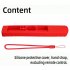 Silicone Remote Control Case With Lanyard Shockproof Protector Cover Compatible For Xiaomi Xmrm 010 Tv Remote Control dark gray suit