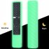 Silicone Remote Control Case Compatible For Xiaomi P1 Mi Tv A2 58 55 50 43 32 43 P1e55 Xmrm 19 Protective Cover Luminous green