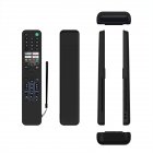 Silicone Remote Control Case Scratch Proof Protective Cover Compatible For Sony Rmf/mg3-tx520u Voice Remote black