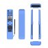Silicone Remote Control Case Scratch Proof Protective Cover Compatible For Sony Rmf mg3 tx520u Voice Remote blue