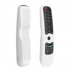 Silicone Remote Control Sleeve Controller Shockproof Protective Cover Compatible For LG AN-MR21GC MR21N/21GA White