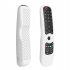 Silicone Remote Control Sleeve Controller Shockproof Protective Cover Compatible For LG AN MR21GC MR21N 21GA White