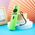 Silicone Remote Control Protective Case Dust Cover With Lanyard Compatible For Mi Tv Stick 4k Tv Stick Luminous green