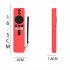 Silicone Remote Control Protective Case Dust Cover With Lanyard Compatible For Mi Tv Stick 4k Tv Stick black