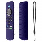 Silicone Sleeve Remote Control Anti-drop Dust-proof Protective Cover Compatible For Fire Tv Stick Lite 2021/2020 midnight blue