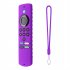 Silicone Sleeve Remote Control Anti drop Dust proof Protective Cover Compatible For Fire Tv Stick Lite 2021 2020 midnight blue
